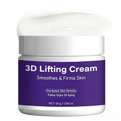 Narvokey 3D Lifting Night Cream – Korean Anti-Aging Moisturizer with 17-Peptide Complex & Probiotics (1.7 fl oz)