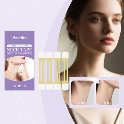 Nascence Neck Lift Tape – Invisible, Hypoallergenic 20 Pcs for a Smoother Neck