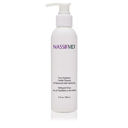 NassifMD Pure Hydration Facial Cleanser — Hydrating Cleanser with Vitamin C & Matcha Tea (6oz)