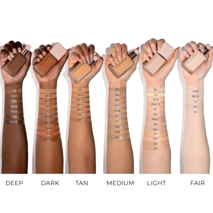 Natasha Denona HY-GLAM FOUNDATION N9 (Medium Tan Neutral) | Hydrating, Blurring Serum Foundation