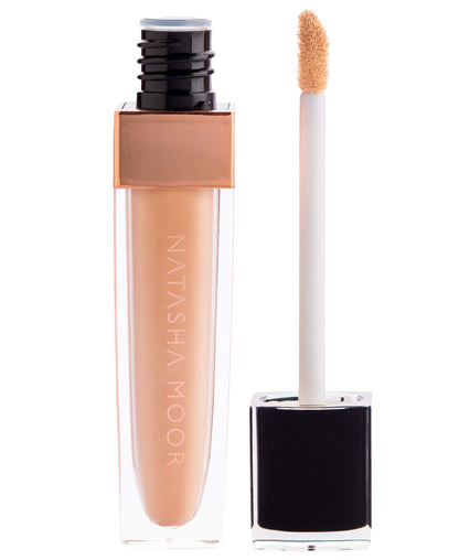 NATASHA MOOR Liquid Magic Concealer – Ultimate Dark Circle Coverage, Water-Resistant, Vitamin E, Cruelty-Free