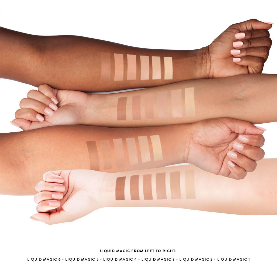 NATASHA MOOR Liquid Magic Concealer – Ultimate Dark Circle Coverage, Water-Resistant, Vitamin E, Cruelty-Free