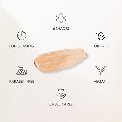 NATASHA MOOR Liquid Magic Concealer – Ultimate Dark Circle Coverage, Long-Lasting & Water-Resistant