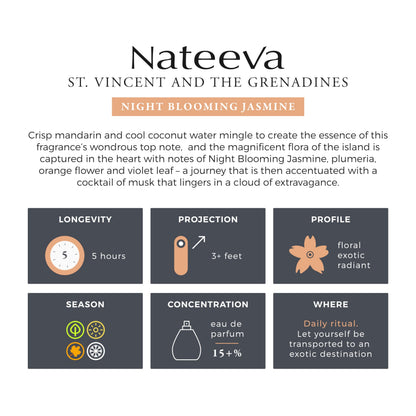 Nateeva St. Vincent Night Blooming Jasmine EDP – 100 ml
