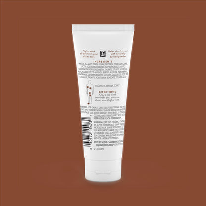 Native Whole Body Deodorant Cream – Aluminum-Free, 72-Hour Odor Protection | Coconut & Vanilla
