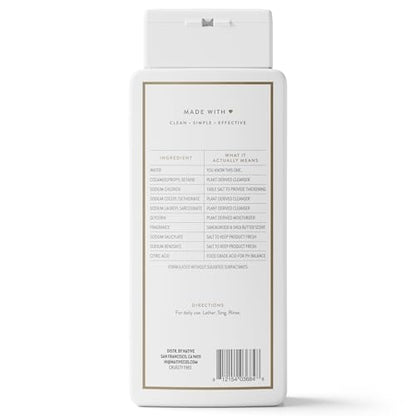 Native Body Wash – Sulfate-Free, Paraben-Free, Dye-Free | Sandalwood & Shea Butter 18 oz