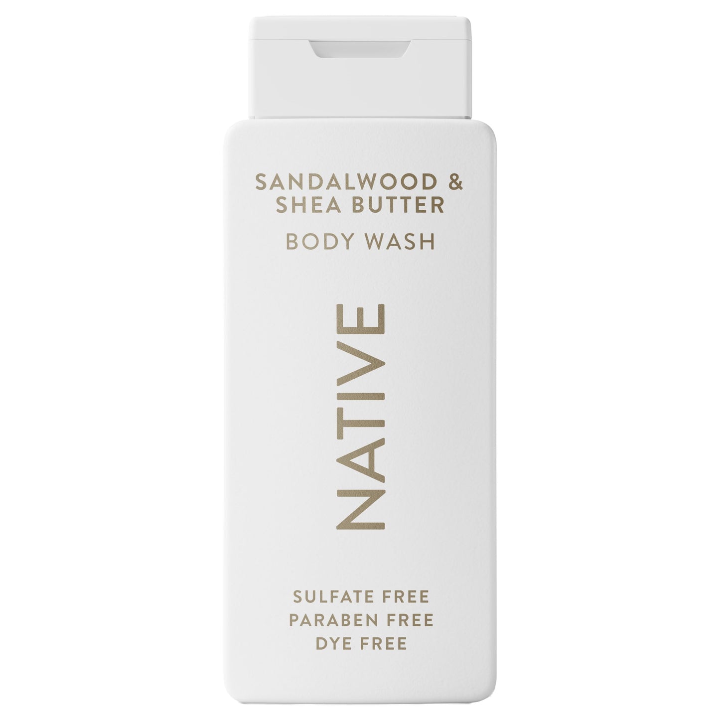 Native Body Wash – Sulfate-Free, Paraben-Free, Dye-Free | Sandalwood & Shea Butter 18 oz