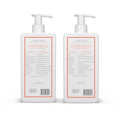 Native Shampoo & Conditioner Set — Naturally Derived, Sulfate-Free, All Hair Types, Citrus & Herbal Musk (2 x 16.5 oz)