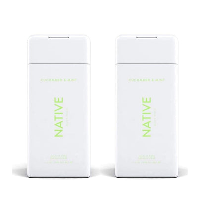 Native Cucumber and Mint Body Wash – 11.5 oz Bottles x 2