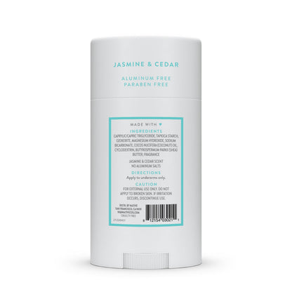 Native Aluminum Free Deodorant Jasmine & Cedar – 72 Hour Odor Control (2.65 oz)