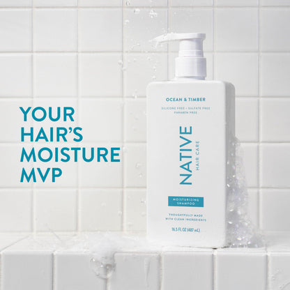 Native Ocean & Timber Shampoo + Conditioner Set | Naturally Derived, Sulfate & Dye Free | All Hair Types