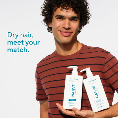 Native Ocean & Timber Shampoo + Conditioner Set | Naturally Derived, Sulfate & Dye Free | All Hair Types