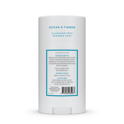 Native Ocean & Timber Deodorant 2.65oz — Aluminum-Free, 72-Hour Odor Protection