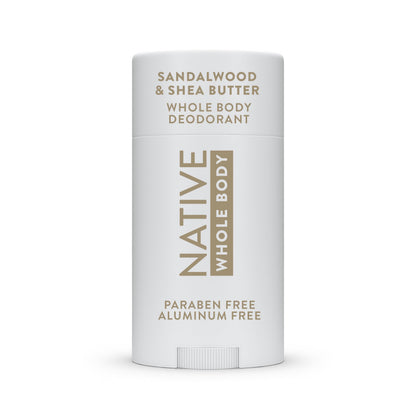 Native Sandalwood & Shea Butter Whole Body Deodorant – Sensitive, 2.4 oz