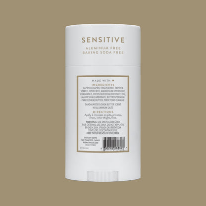 Native Sandalwood & Shea Butter Whole Body Deodorant – Sensitive, 2.4 oz