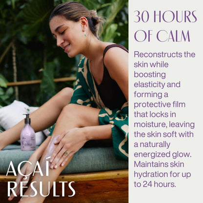 Natura Ekos Açaí Revitalizing Body Lotion Refill – Vegan, 24h Soft Skin, 400ml
