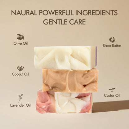 Natural Amor Los Angeles – All Natural Handmade Soap Bar 3-Pack
