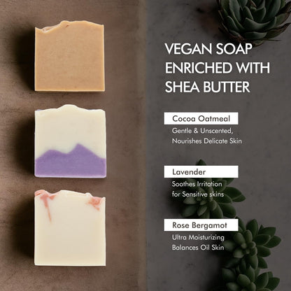 Natural Amor Los Angeles – All Natural Handmade Soap Bar 3-Pack