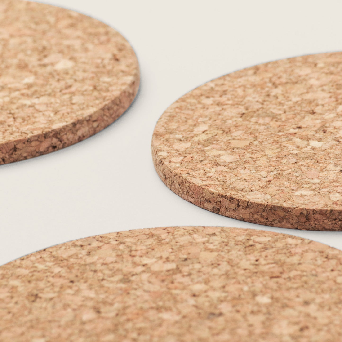 Cork Coasters | Natural | Round