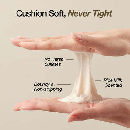 NDP Rice Mochi Deep Face Wash – Triple-Rice Micro-Exfoliating Foam for Sensitive Skin, pH 5.5, Vegan Korean Skincare, 4.05 fl oz