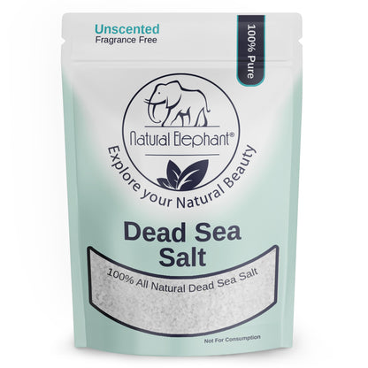 Natural Elephant Dead Sea Bath Salt – 2 lb | 100% Natural & Pure | Coarse Grain