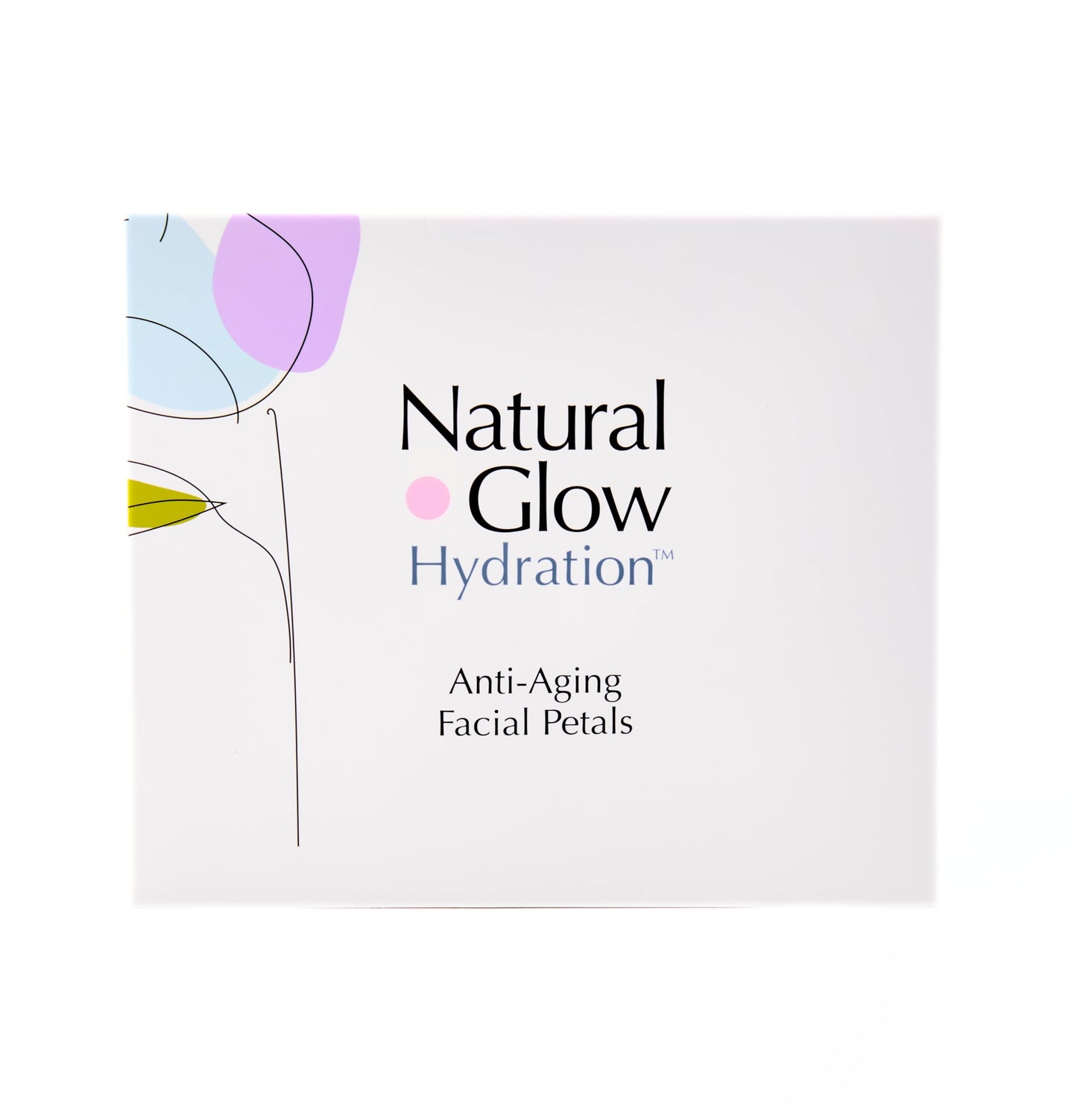 Natural Glow Hydration Anti-Aging Facial Petals – 7pc Reusable Silicone Patches for Forehead & Eyes