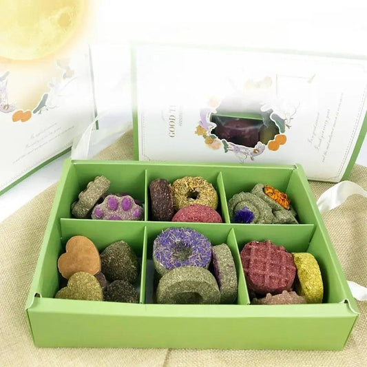 Natural Grass Chew Toys for Small Pets – Hamster, Rabbit, Guinea Pig Molar Snacks