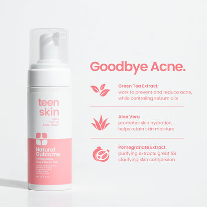 Natural Outcome Teen Skin Ultra Gentle Face Wash – 5 oz