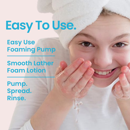 Natural Outcome Teen Skin Face Wash – Gentle Foaming Daily Cleanser for Teens (5 oz)