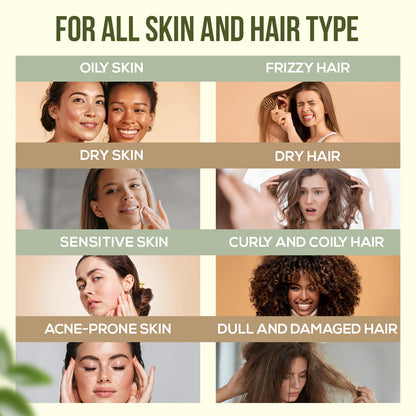 Natural Riches Organic Jojoba Oil, 16 oz | Pure, Cold-Pressed Carrier Oil for Face, Hair & Nails
