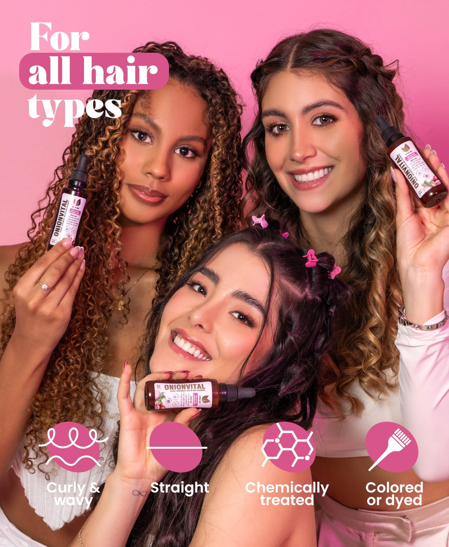 Natural Sant Onionvital Hair Serum – Hydrating Scalp & Hair Care with Onion, Rosemary, Biotin & Arginine | 60ml