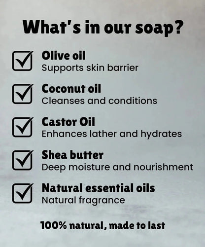 Natural Soap Bar Bundle (8 pack)