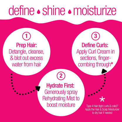 Naturaz Curl Defining Cream – Vegan, Cruelty-Free, Paraben-Free | Deep Moisture & Light Hold (8 oz)
