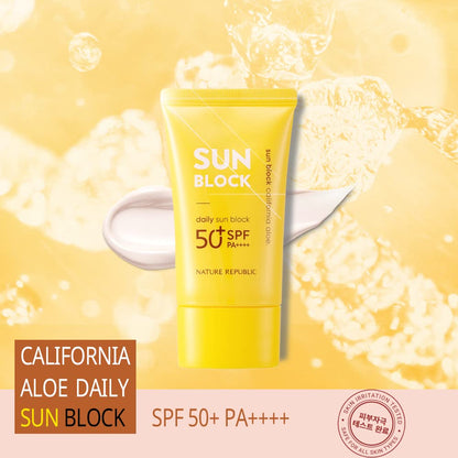 Nature Republic California Aloe Daily Sun Block SPF 50+ PA++++ | 57 ml