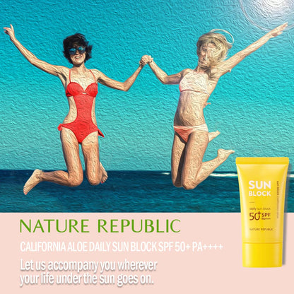 Nature Republic California Aloe Daily Sun Block SPF 50+ PA++++ | 57 ml