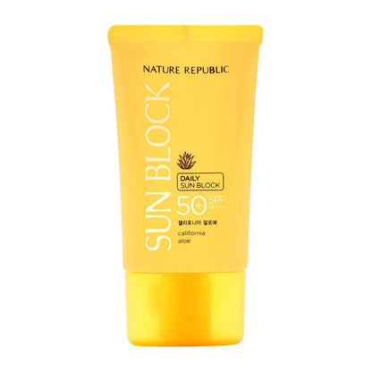 Nature Republic California Aloe Daily Sun Block SPF50+ PA++++ – Lightweight Daily UV Shield