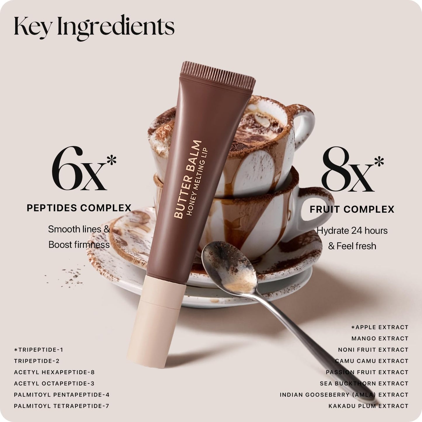 Nature Republic Honey Melting Lip Butter Balm – Hydrating Tinted Lip Balm in Dirty Espresso