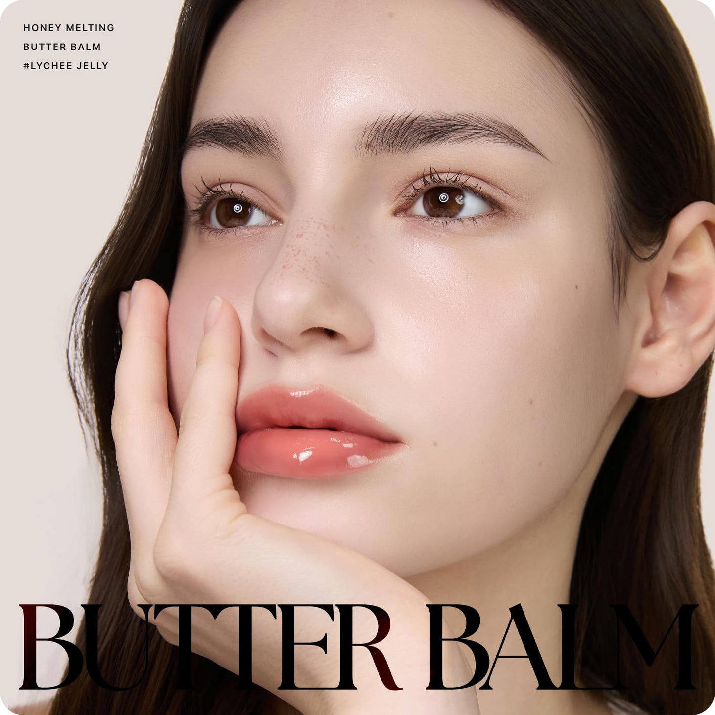 Nature Republic Honey Melting Lip Butter Balm – Hydrating Tinted Lip Balm with Peptides (Lychee Jelly)