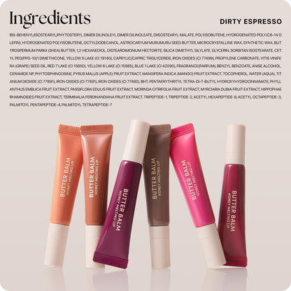 Nature Republic Honey Melting Lip Butter Balm – Hydrating Tinted Lip Balm in Dirty Espresso