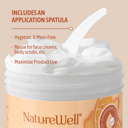 Nature Well Clinical Brighten & Hydrate Vitamin C Moisture Cream 16oz - Face & Body