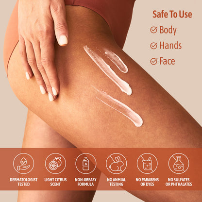 Nature Well Clinical Brighten & Hydrate Vitamin C Moisture Cream 16oz - Face & Body