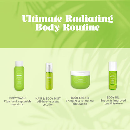 NATURE WELL Dreamy Radiating & Cleansing Body Wash | Aloe, Squalane & White Peony
