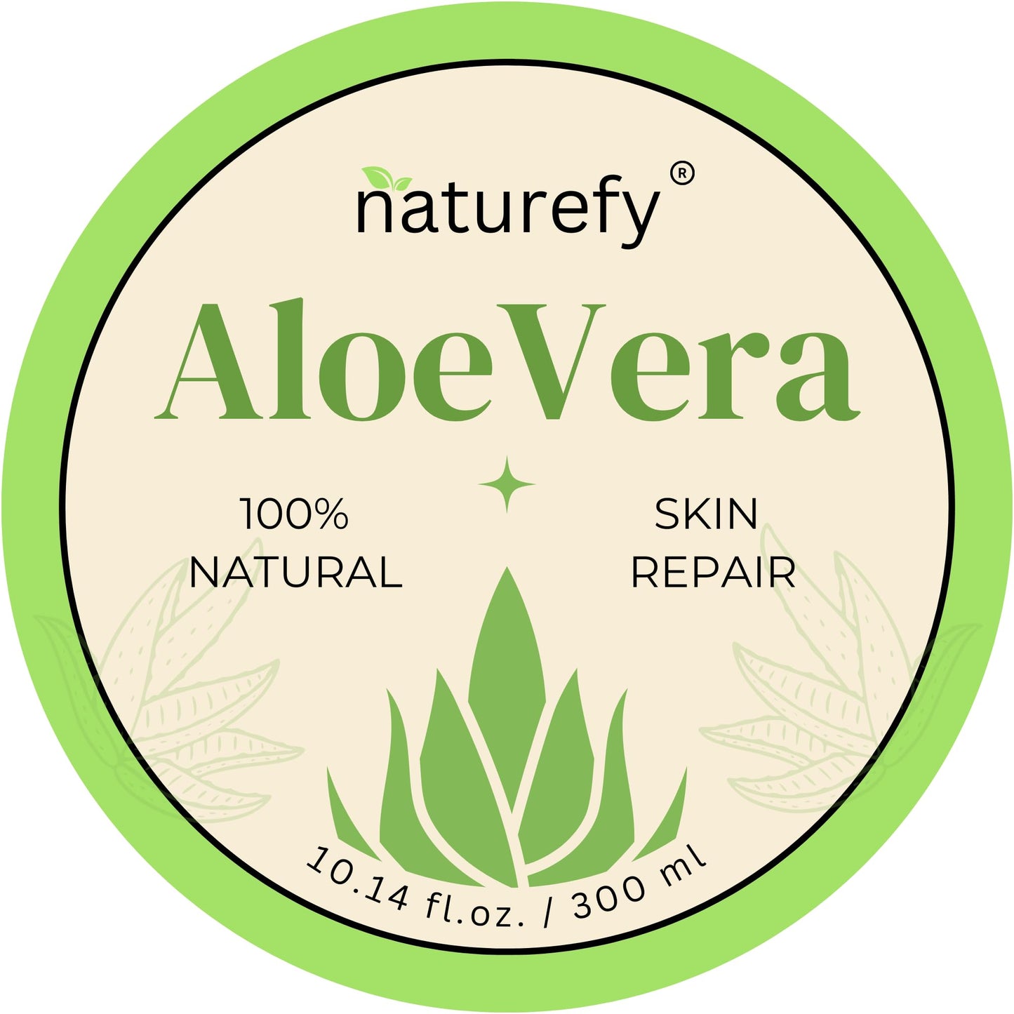 Naturefy Aloe Vera Gel | 100% Pure & Organic Aloe Vera Pulp with Jojoba Oil, Glycerine & Vitamin E