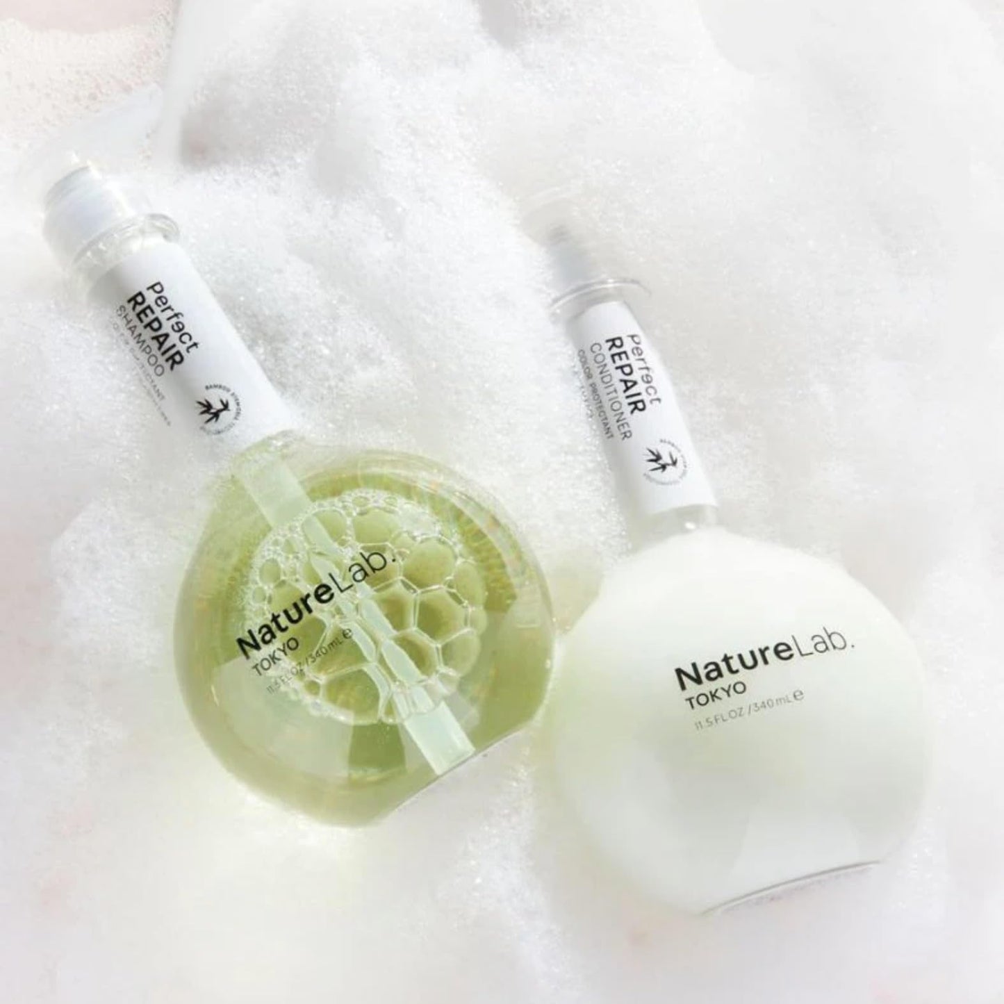 NatureLab.TOKYO Perfect Repair Shampoo & Conditioner Duo for Damaged Color-Treated Hair