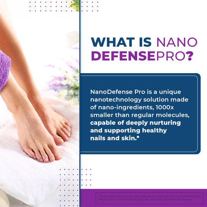 Nature’s NutriWave NanoDefense Pro Toenail Treatment Drops – Extra Strength Nail Repair, 100% Natural, 1 Month Supply