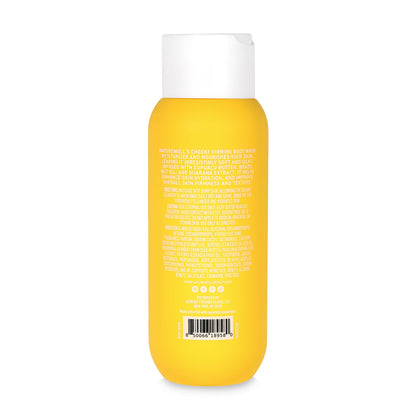 NATURE WELL Cheeky Firming & Cleansing Body Wash with Caffeine & Guarana | Pistachio, Almond & Salted Caramel Scent