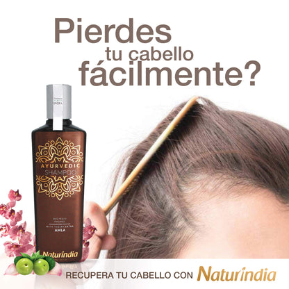 Naturindia Ayurvedic Amla Hair Growth Shampoo – Organic & Sulfate-Free