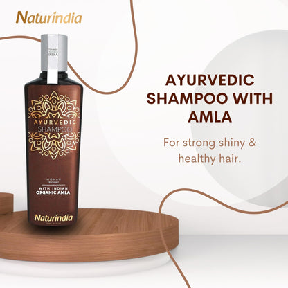 Naturindia Ayurvedic Amla Hair Growth Shampoo – Organic & Sulfate-Free