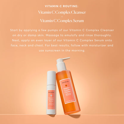 Naturium Vitamin C Complex Cleanser — Gentle Exfoliating Foaming Face Wash, 7.1 oz