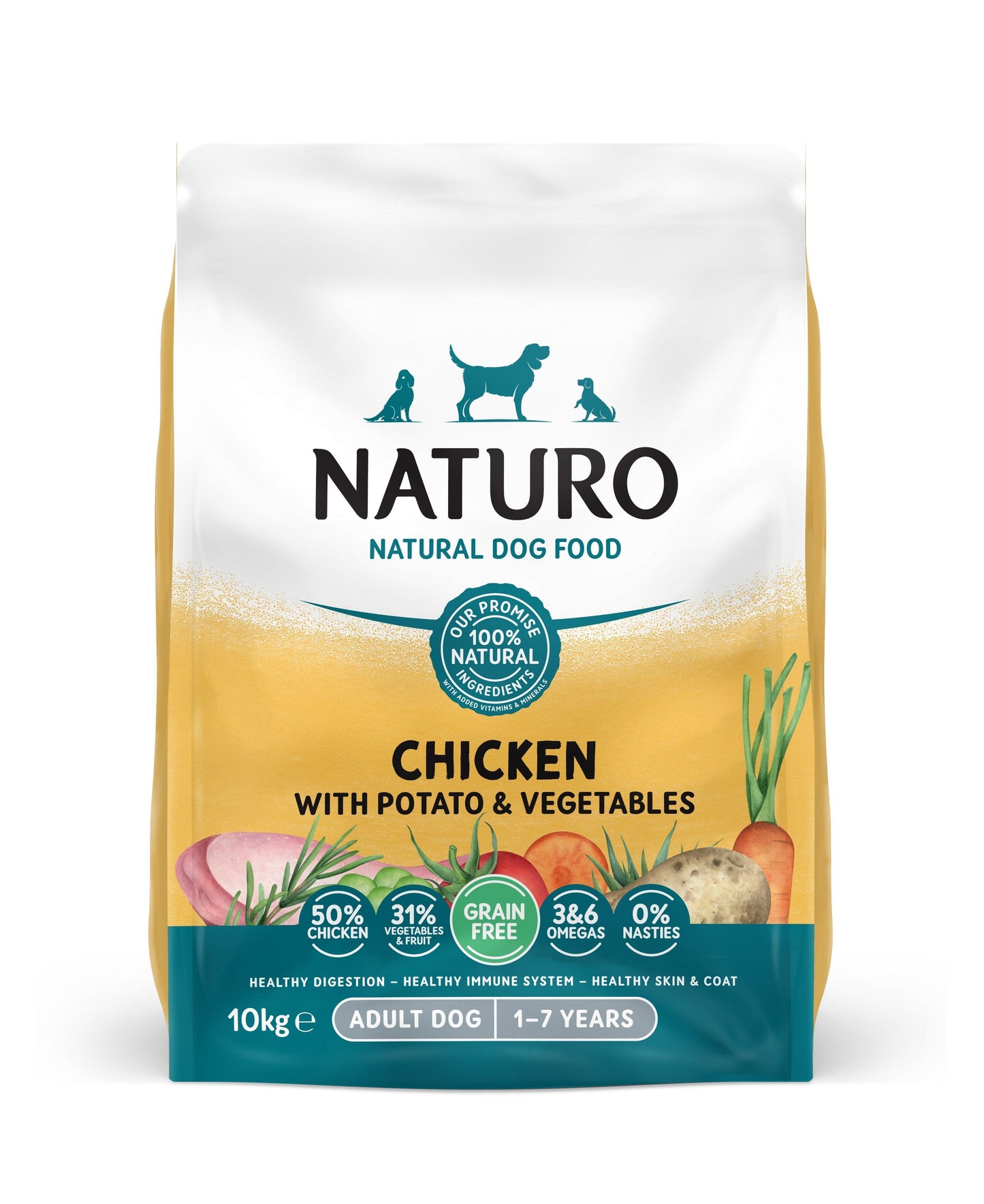 Naturo Adult Chicken with Potato & Veg 10kg